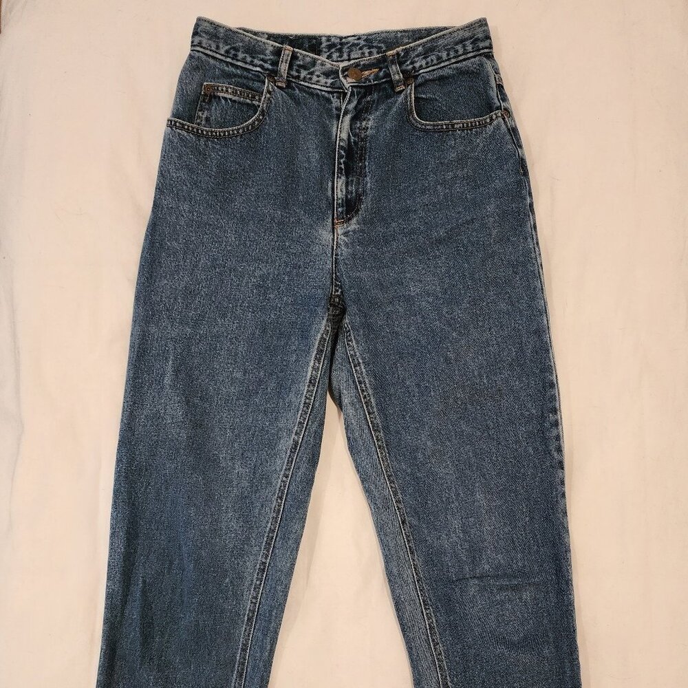 Lizwear Vintage Tapered Mom Jeans Blue Size 6 Petite